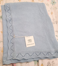 Load image into Gallery viewer, Knitted Cotton Baby Blanket
