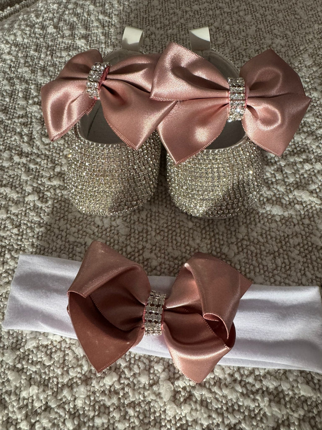 Crystal Shoes With Headband