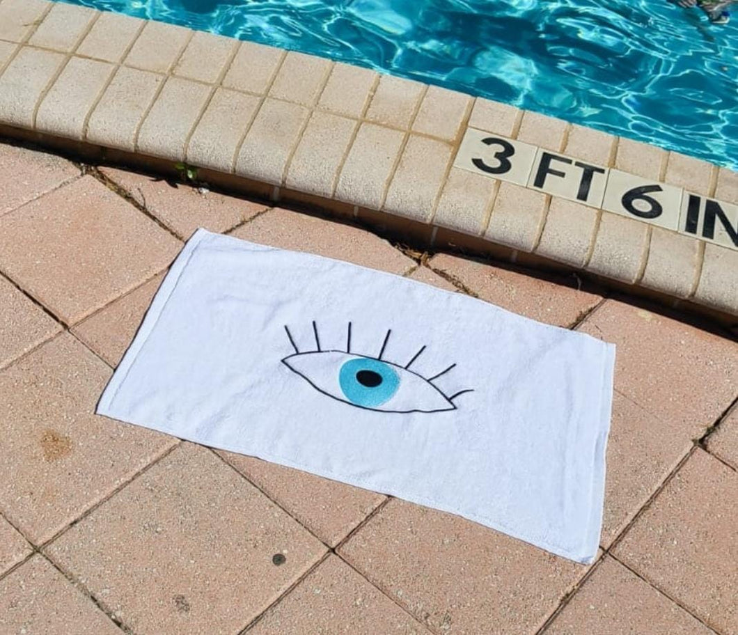 Evil Eye Towel Mat