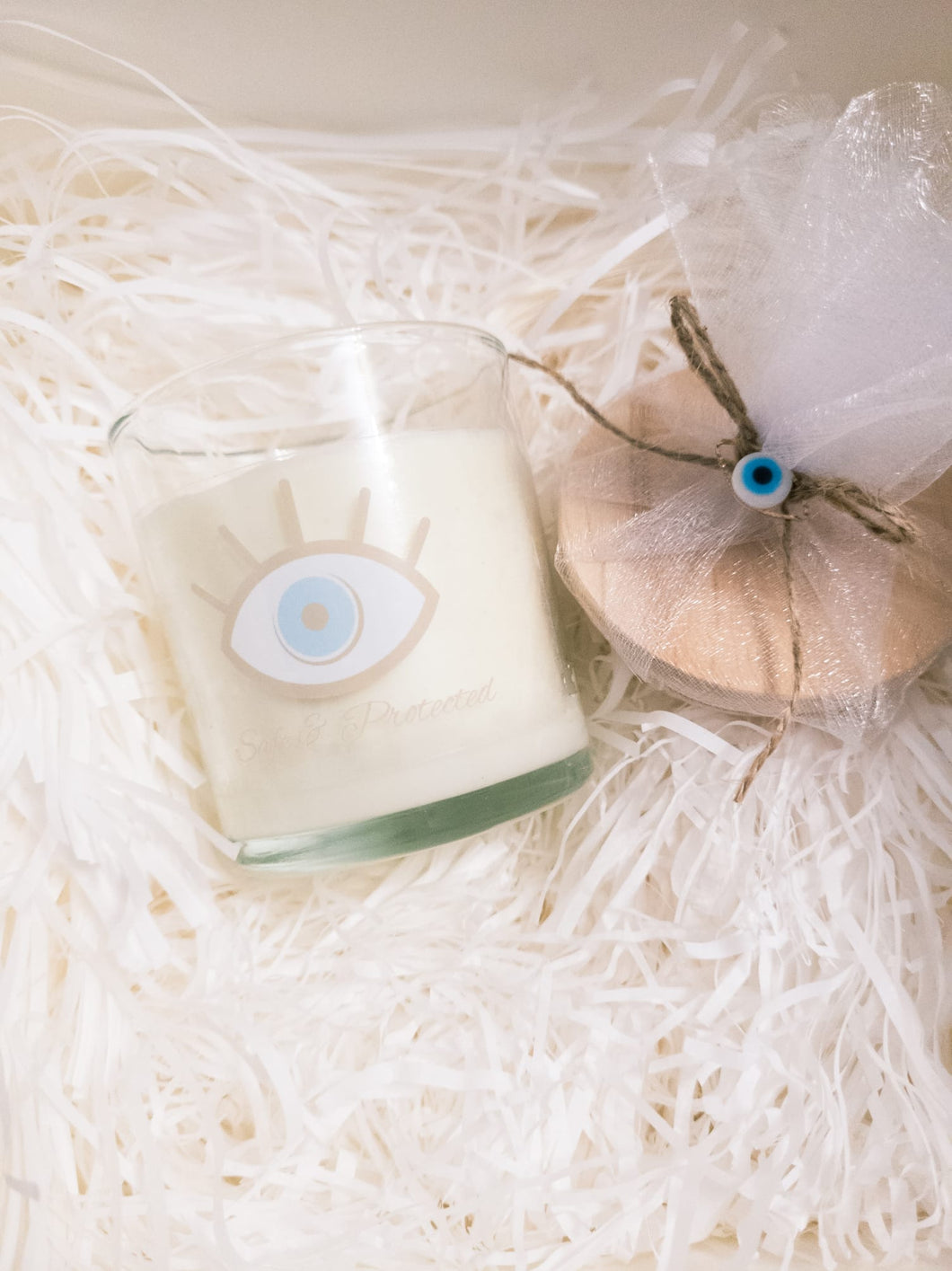 Elliptical Sand Eye Candle